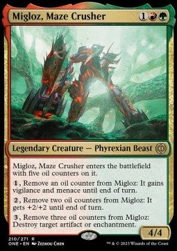 Migloz, Maze Crusher - Phyrexia: All Will Be One (Rare) [ONE-210]