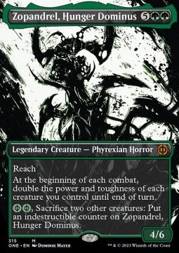 Zopandrel, Hunger Dominus (V.1) - Phyrexia: All Will Be One: Extras (Mythic) [XONE-315]