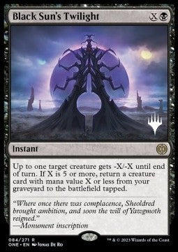 Black Sun's Twilight (V.2) - Phyrexia: All Will Be One: Promos (Rare) [PONE-84]