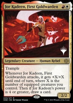 Jor Kadeen, First Goldwarden (V.2) - Phyrexia: All Will Be One: Promos (Rare) [PONE-203]