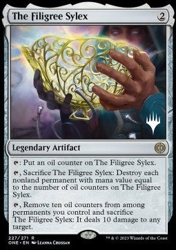 The Filigree Sylex (V.2) - Phyrexia: All Will Be One: Promos (Rare) [PONE-227]