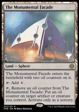 The Monumental Facade (V.2) - Phyrexia: All Will Be One: Promos (Rare) [PONE-255]