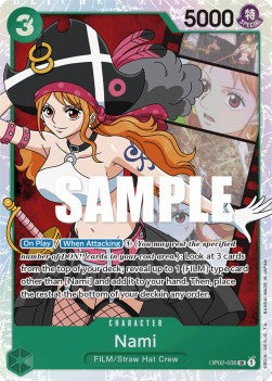 Nami (OP02-036) (V.1) - Paramount War (Super Rare) [OP02-036]