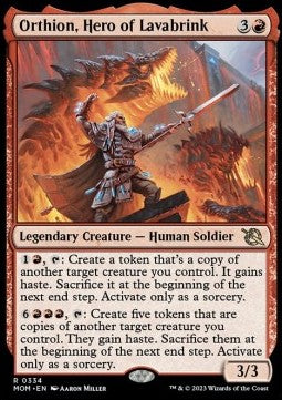Orthion, Hero of Lavabrink (V.1) - March of the Machine: Extras (Rare) [XMOM-334]