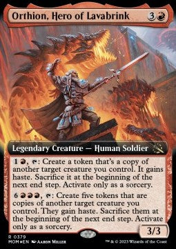Orthion, Hero of Lavabrink (V.2) - March of the Machine: Extras (Rare) [XMOM-379]