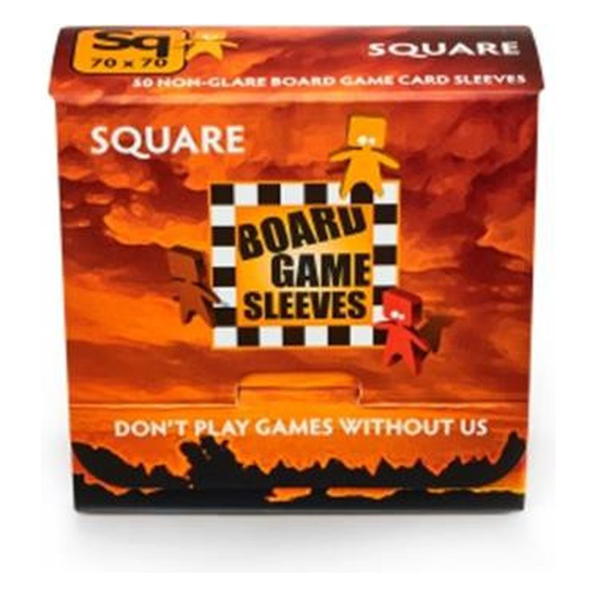 Board Game Sleeves Non Glare Square - 50 Bustine 69x69