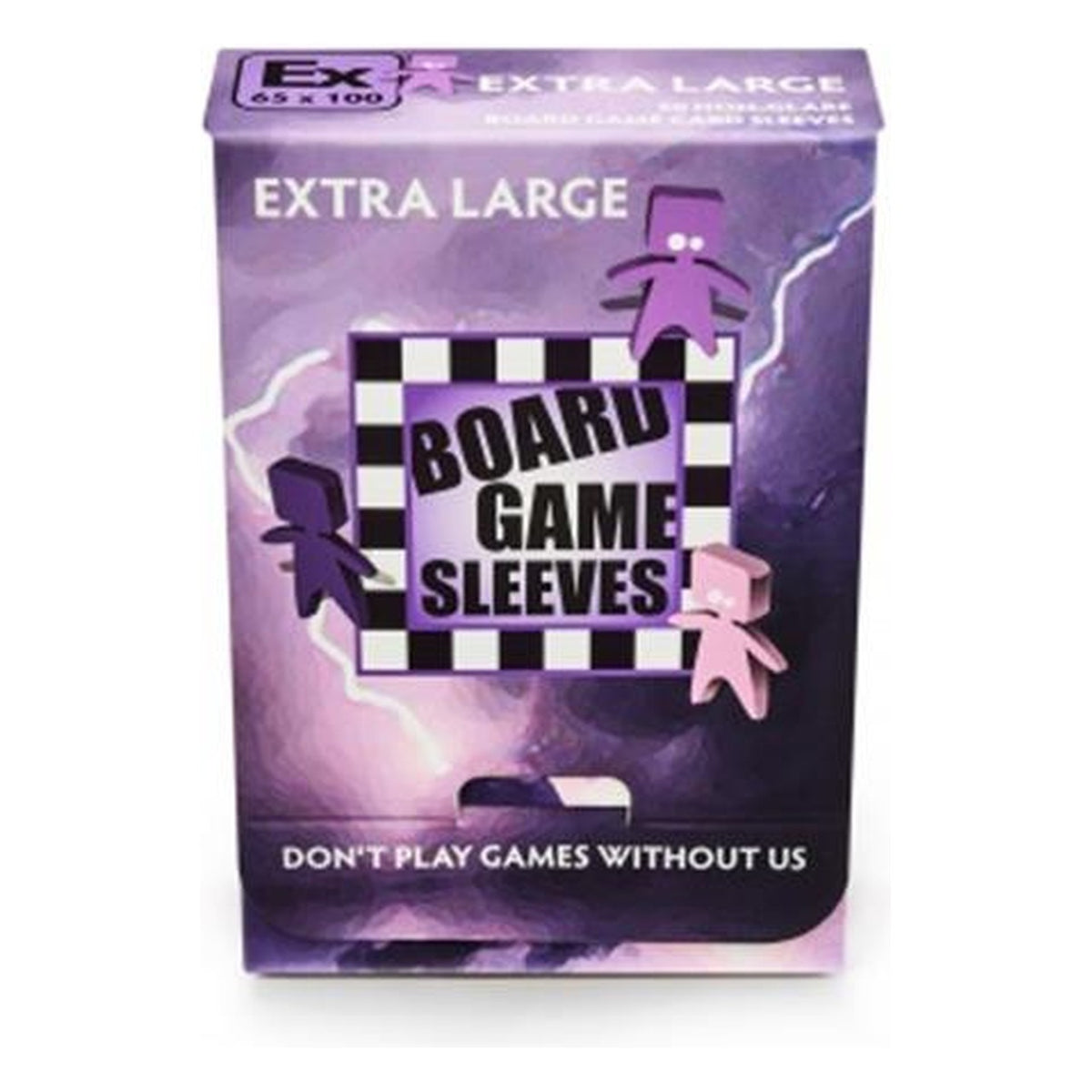 Board Game Sleeves Non Glare Extra Large - 50 Bustine 65x100
