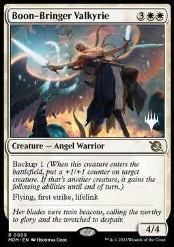 Boon-Bringer Valkyrie (V.2) - March of the Machine: Promos (Rare) [PMOM-9]