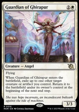 Guardian of Ghirapur (V.2) - March of the Machine: Promos (Rare) [PMOM-16]