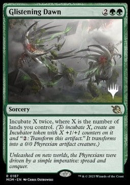Glistening Dawn (V.2) - March of the Machine: Promos (Rare) [PMOM-187]