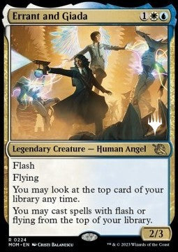 Errant and Giada (V.2) - March of the Machine: Promos (Rare) [PMOM-224]