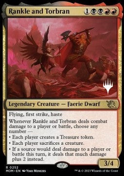 Rankle and Torbran (V.2) - March of the Machine: Promos (Rare) [PMOM-252]