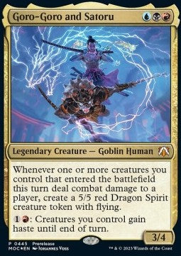 Goro-Goro and Satoru (V.1) - Commander: March of the Machine: Extras (Mythic) [XMOC-445]