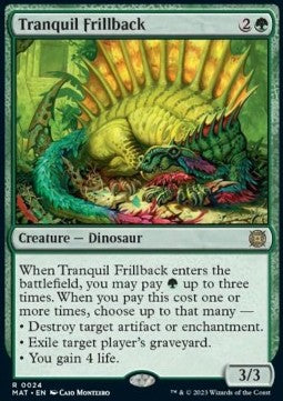 Tranquil Frillback - March of the Machine: The Aftermath (Rare) [MAT-24]