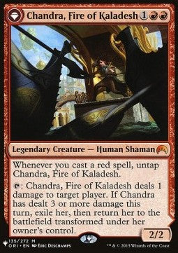 Chandra, Fire of Kaladesh // Chandra, Roaring Flame - Secret Lair Commander Deck: From Cute to Brute (Mythic) [SLCFCB-135]