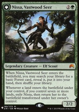 Nissa, Vastwood Seer // Nissa, Sage Animist - Secret Lair Commander Deck: From Cute to Brute (Mythic) [SLCFCB-189]