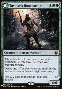 Tovolar's Huntmaster // Tovolar's Packleader - Secret Lair Commander Deck: From Cute to Brute (Rare) [SLCFCB-204]