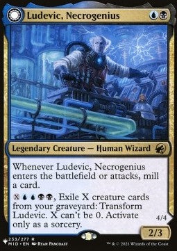 Ludevic, Necrogenius // Olag, Ludevic's Hubris - Secret Lair Commander Deck: From Cute to Brute (Rare) [SLCFCB-233]