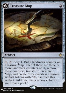 Treasure Map / Treasure Cove - Secret Lair Commander Deck: From Cute to Brute (Rare) [SLCFCB-250]