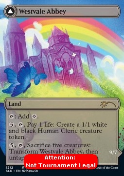 Westvale Abbey / Ormendahl, Profane Prince (V.2) - Secret Lair Commander Deck: From Cute to Brute (Rare) [SLCFCB-1212]