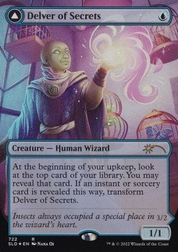 Delver of Secrets / Insectile Aberration - Secret Lair Drop Series (Rare) [SLD-722]