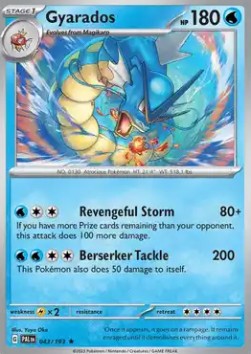 Gyarados - Paldea Evolved (Rare) [PAL-043]