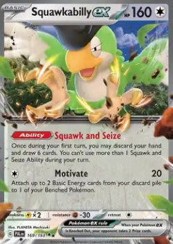 Squawkabilly ex - Paldea Evolved (Double Rare) [PAL-169]
