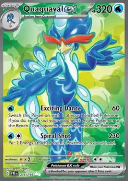 Quaquaval ex - Paldea Evolved (Ultra Rare) [PAL-235]
