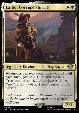 Lotho, Corrupt Shirriff - The Lord of the Rings: Tales of Middle-earth (Rare) [LTR-213]