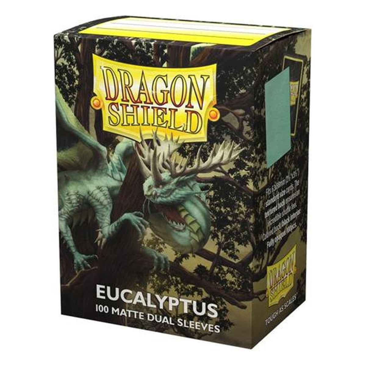 Dragon Shield Dual Matte Eucalyptus Lehel, 100 Bustine Standard