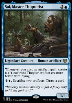 Sai, Master Thopterist - Commander Masters (Rare) [CMM-118]