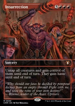 Insurrection (V.2) - Commander Masters: Extras (Mythic) [XCMM-699]
