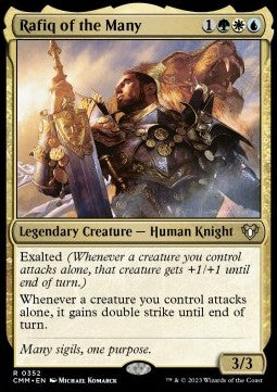 Rafiq of the Many - Commander Masters (Rare) [CMM-352]
