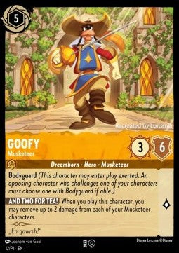Goofy - Musketeer - Promos Year 1 (Promo) [PR1-12]