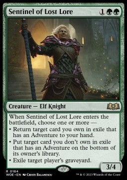 Sentinel of Lost Lore - Wilds of Eldraine (Rare) [WOE-184]