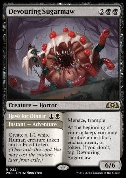 Devouring Sugarmaw // Have for Dinner - Wilds of Eldraine (Rare) [WOE-224]