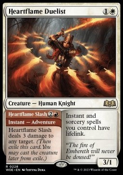 Heartflame Duelist // Heartflame Slash - Wilds of Eldraine (Rare) [WOE-228]