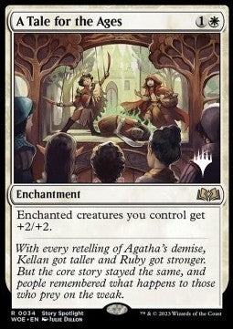 A Tale for the Ages (V.2) - Wilds of Eldraine: Promos (Rare) [PWOE-34]