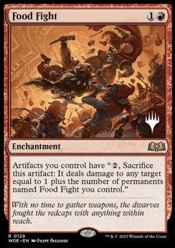 Food Fight (V.2) - Wilds of Eldraine: Promos (Rare) [PWOE-129]