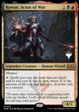 Rowan, Scion of War (V.2) - Wilds of Eldraine: Promos (Mythic) [PWOE-211]