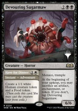 Devouring Sugarmaw // Have for Dinner (V.2) - Wilds of Eldraine: Promos (Rare) [PWOE-224]