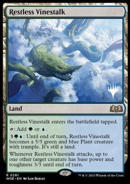 Restless Vinestalk (V.2) - Wilds of Eldraine: Promos (Rare) [PWOE-261]
