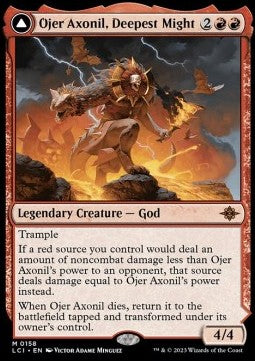 Ojer Axonil, Deepest Might // Temple of Power - The Lost Caverns of Ixalan (Mythic) [LCI-158]