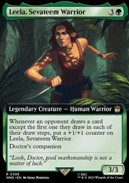 Leela, Sevateem Warrior (V.1) - Universes Beyond: Doctor Who: Extras (Rare) [XWHO-398]