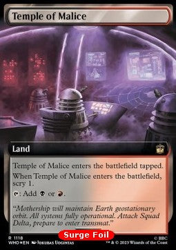 Temple of Malice (V.3) - Universes Beyond: Doctor Who: Extras (Rare) [XWHO-1118]
