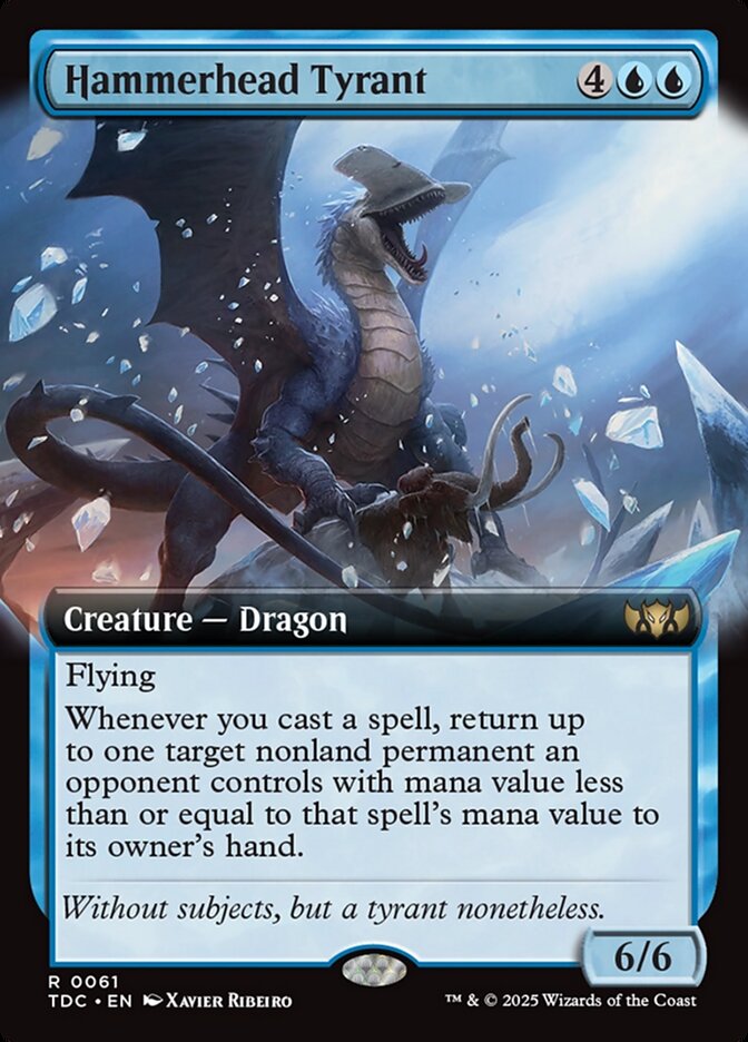 Hammerhead Tyrant - Commander: Tarkir: Dragonstorm: Extras