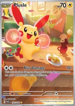 Plusle - Paradox Rift (Illustration Rare) [PAR-193]