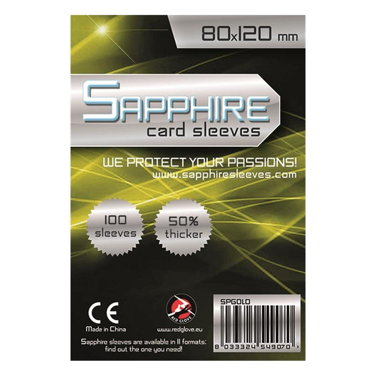 Sapphire Gold - 100 Buste Protettive 80x120 mm