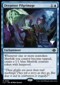 Deeproot Pilgrimage (V.2) - The Lost Caverns of Ixalan: Promos (Rare) [PLCI-52]