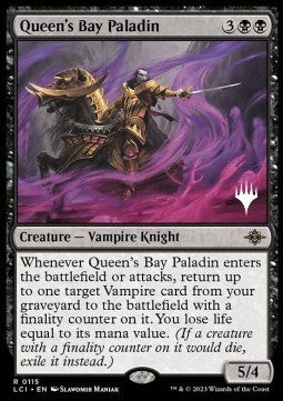 Queen's Bay Paladin (V.2) - The Lost Caverns of Ixalan: Promos (Rare) [PLCI-115]
